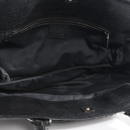 Gucci Monogram Horsebit Chain Shoulder Bag Black 6 of 8