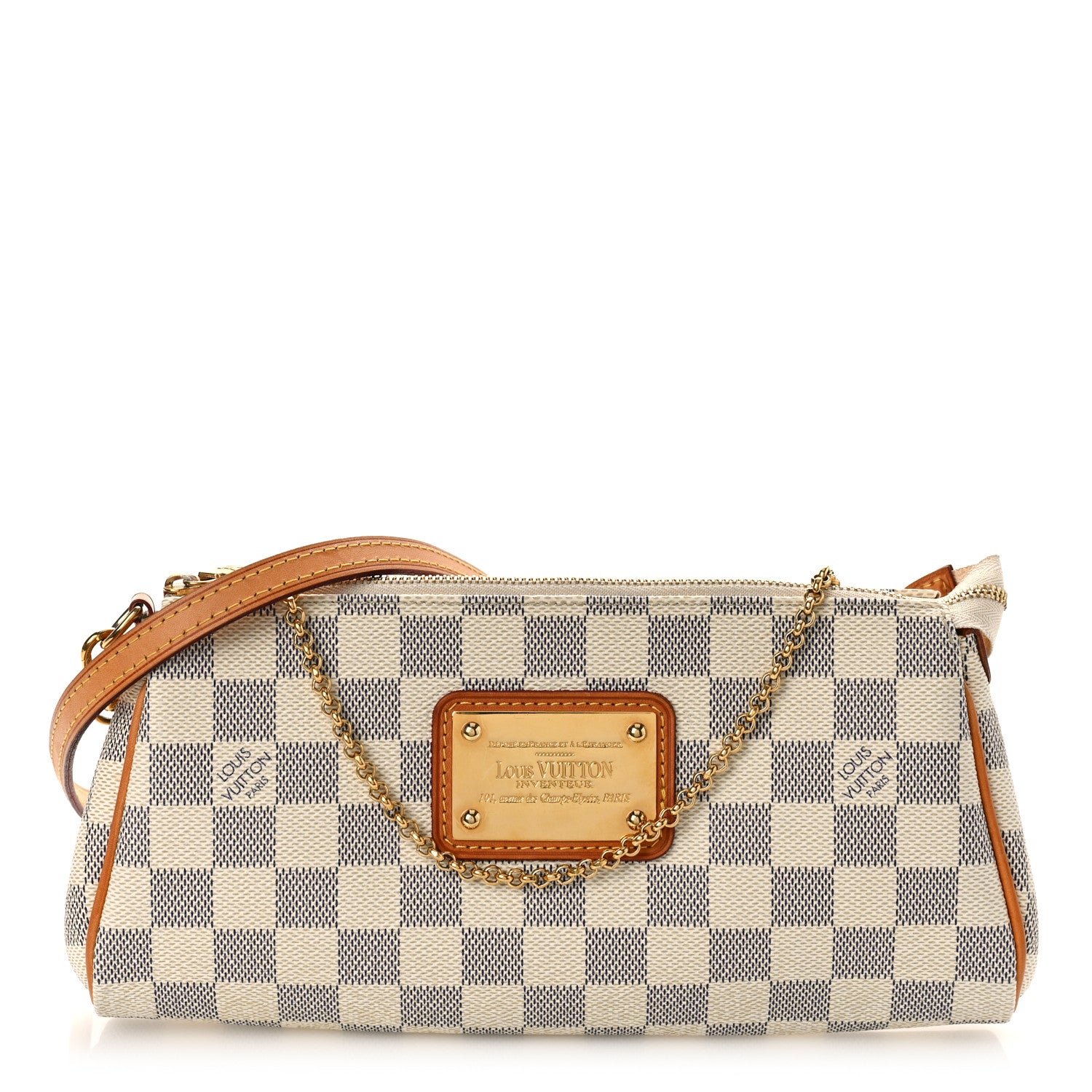 Louis Vuitton Damier Azur Eva Clutch 1 of 9