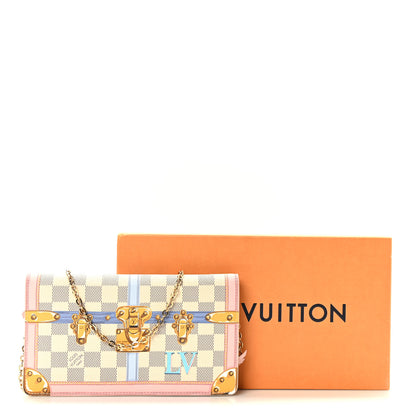 Louis Vuitton Damier Azur Summer Trunks Pochette Weekend 9 of 9