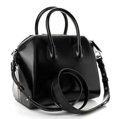 Givenchy Shiny Lord Calfskin Mini Antigona Black 3 of 10