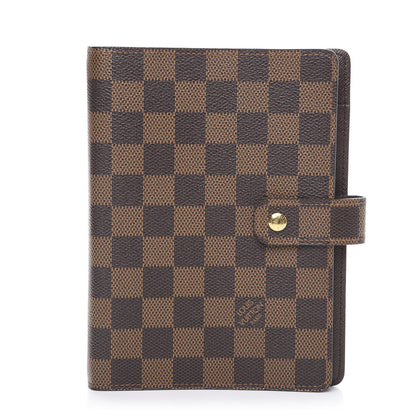 Louis Vuitton Damier Ebene Medium Ring Agenda Cover 1 of 8