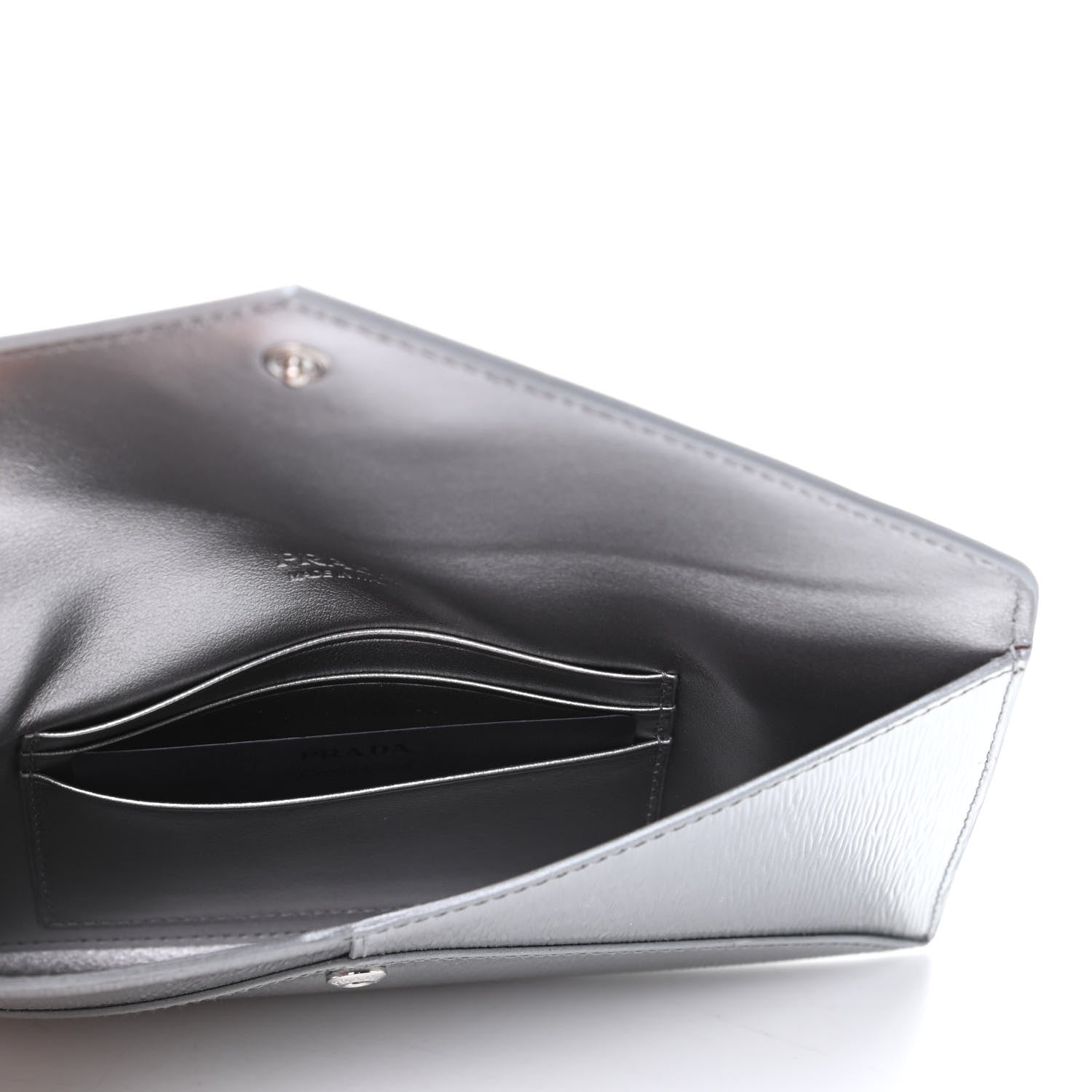 Prada Vitello Move Envelope Wallet Cromo 5 of 7