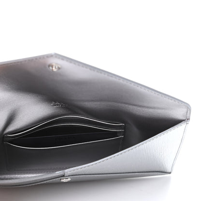 Prada Vitello Move Envelope Wallet Cromo 5 of 7