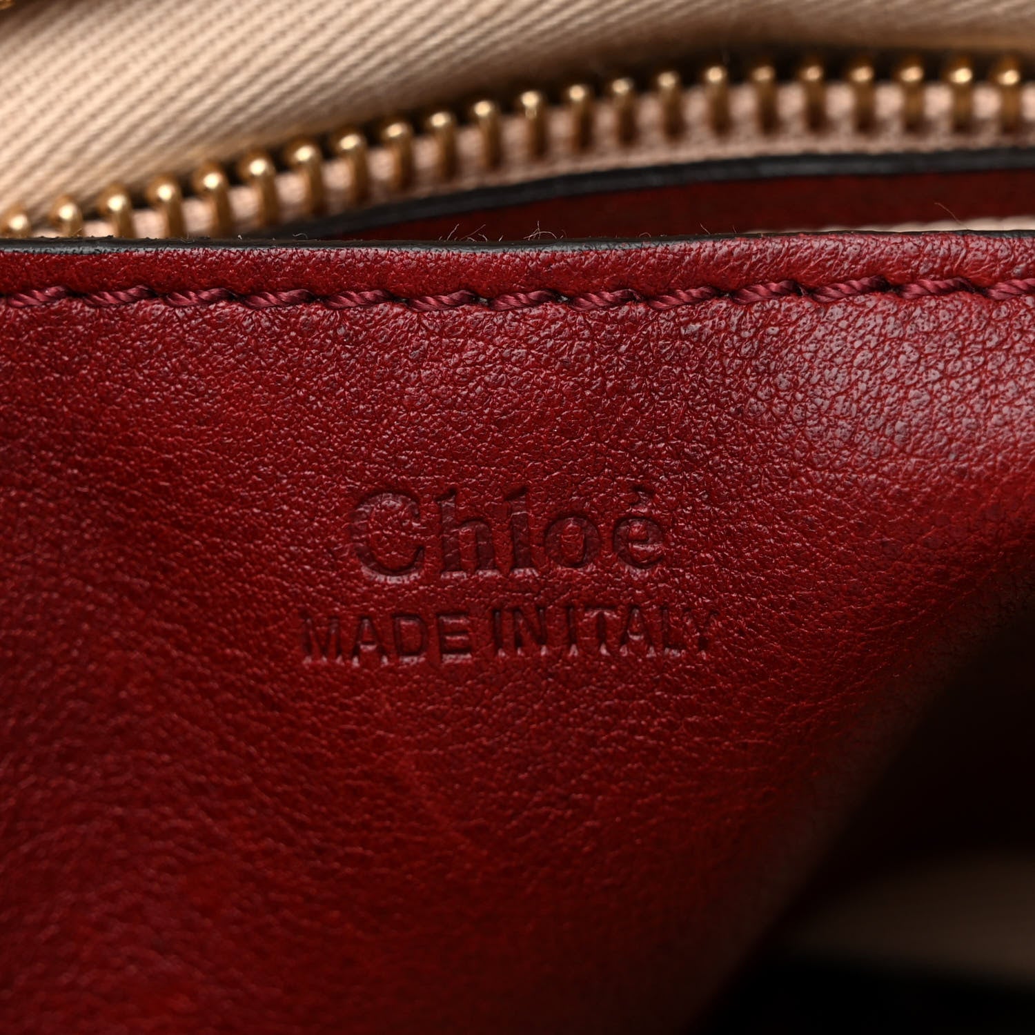Chloe Suede Embellished Medium Lexa Shoulder Bag Sienna Red 6 of 14