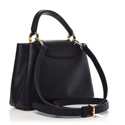 Louis Vuitton Taurillon Capucines BB Black 3 of 8