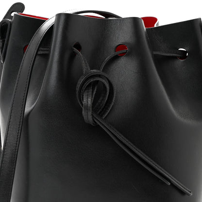 Mansur Gavriel Calfskin Mini Bucket Bag Black Flamma 8 of 14