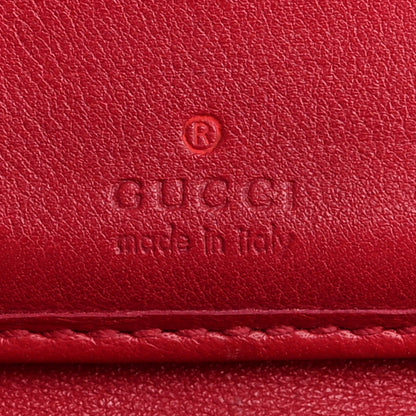 Gucci Microguccissima Interlocking G Continental Wallet Red 6 of 11