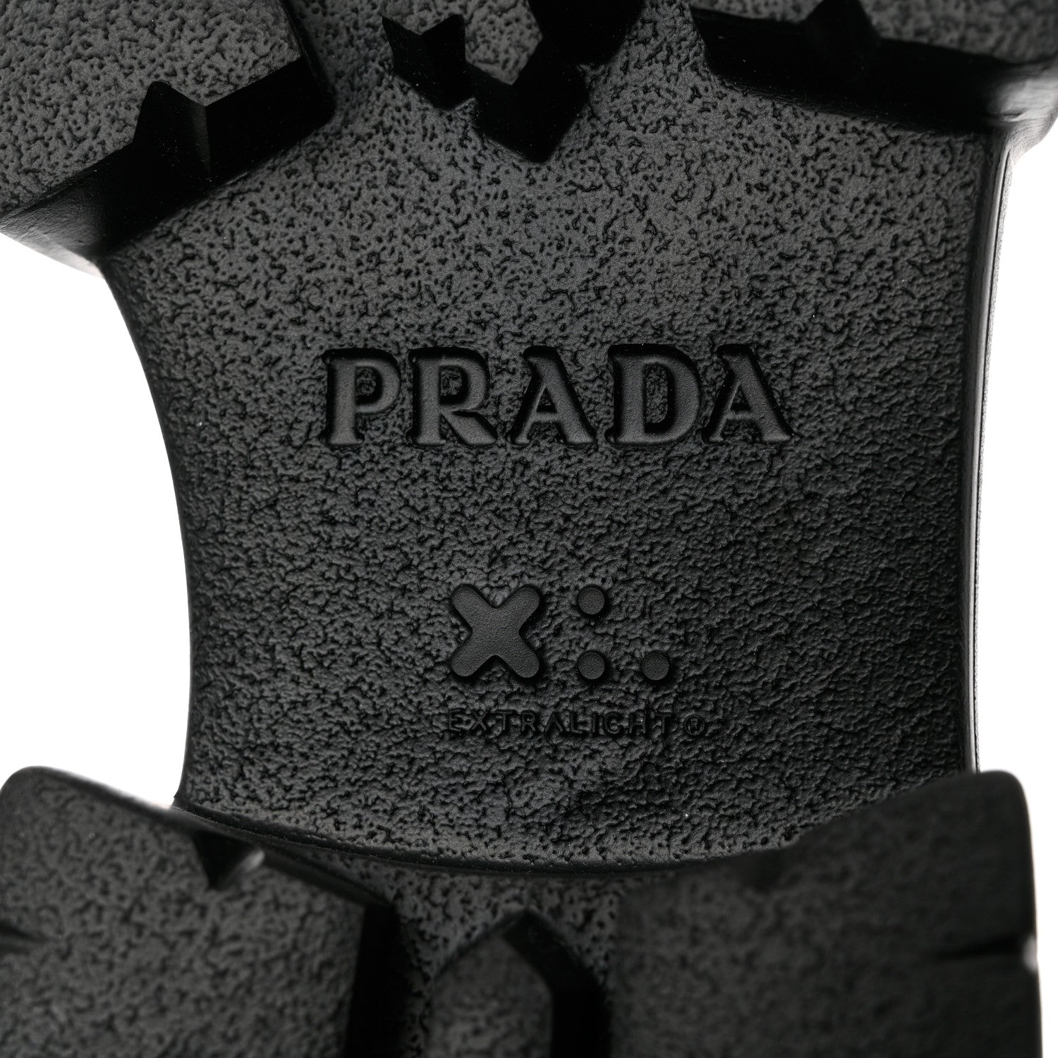 Prada Spazzolato Rois Re-Nylon Metal Triangle Logo Monolith Pouch Pocket 55mm Boots 39.5 Black 7 of 9