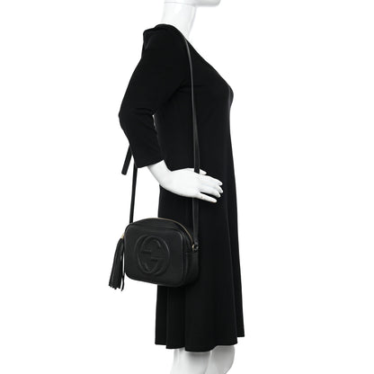 Gucci Pebbled Calfskin Small Soho Disco Bag Black 2 of 11
