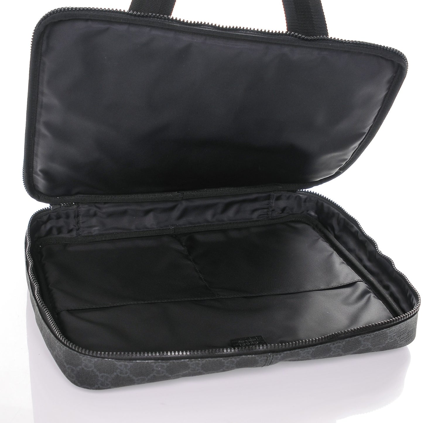 GG Plus Monogram Medium Computer Case Black