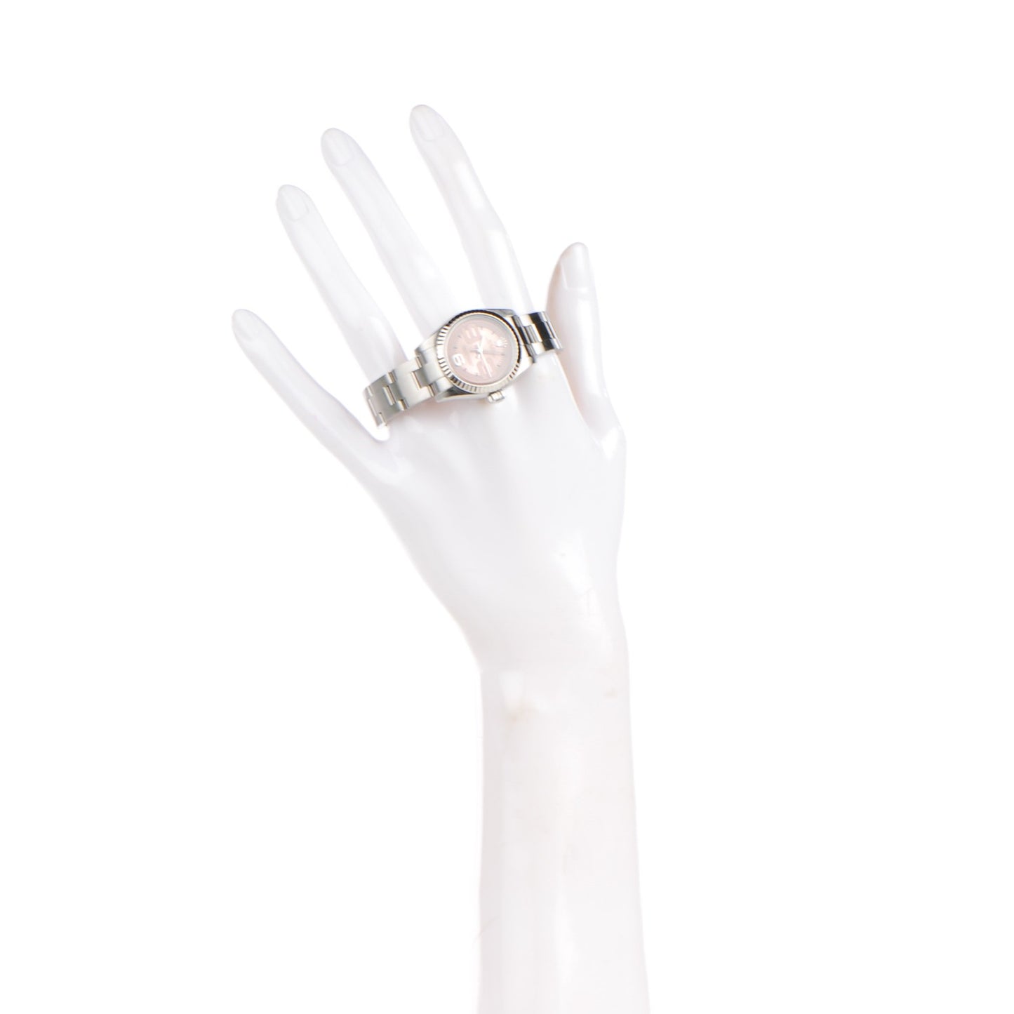Stainless Steel 26mm Oyster Perpetual Watch Pink 176234