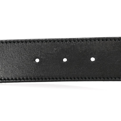 Gucci Calfskin Interlocking G Belt 95 38 Black 3 of 10