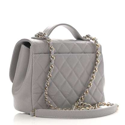Chanel Caviar Quilted Medium Business Affinity Flap Grey 3 of 12