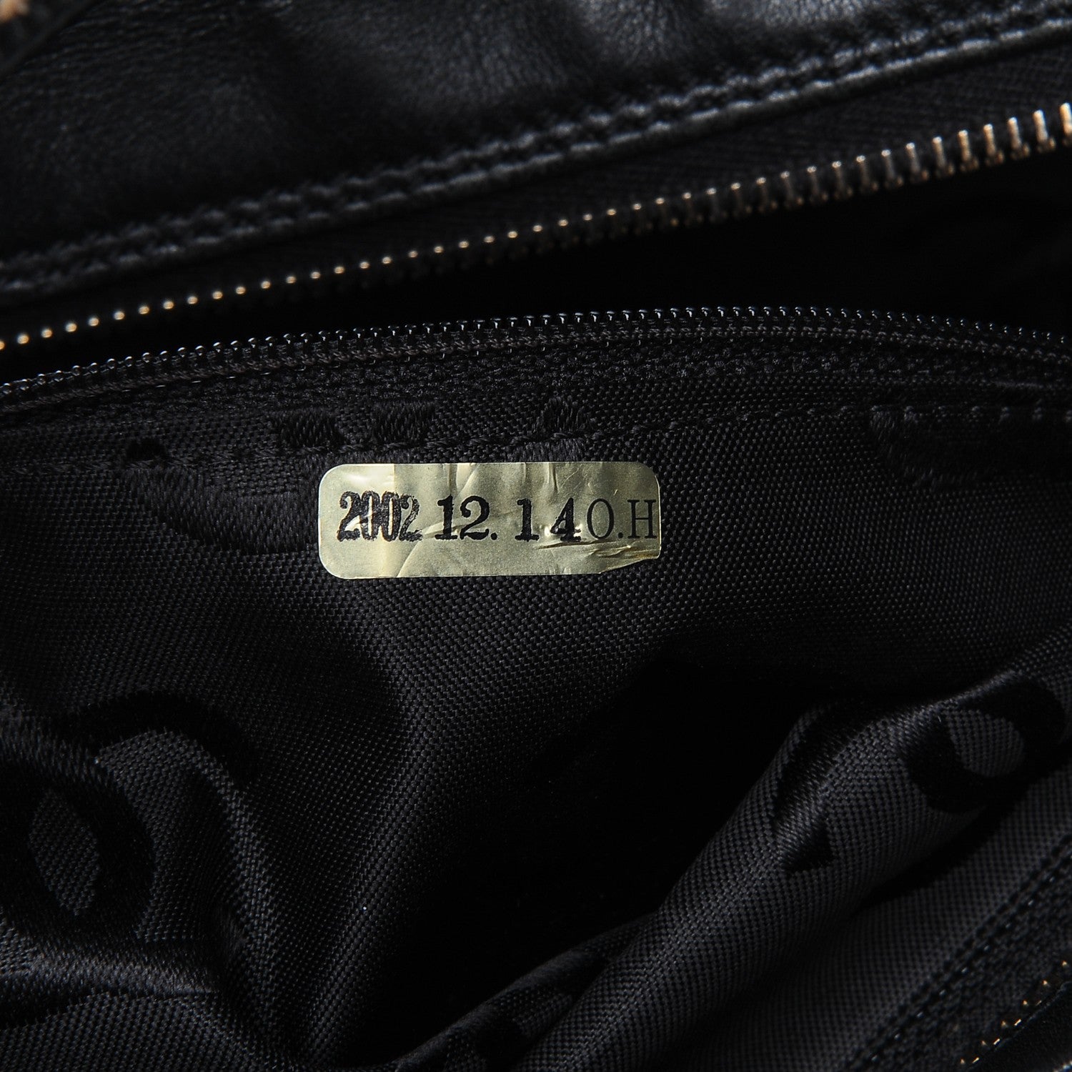 Chanel Calfskin Contrast Stitch Surpique Bowler Black 7 of 7