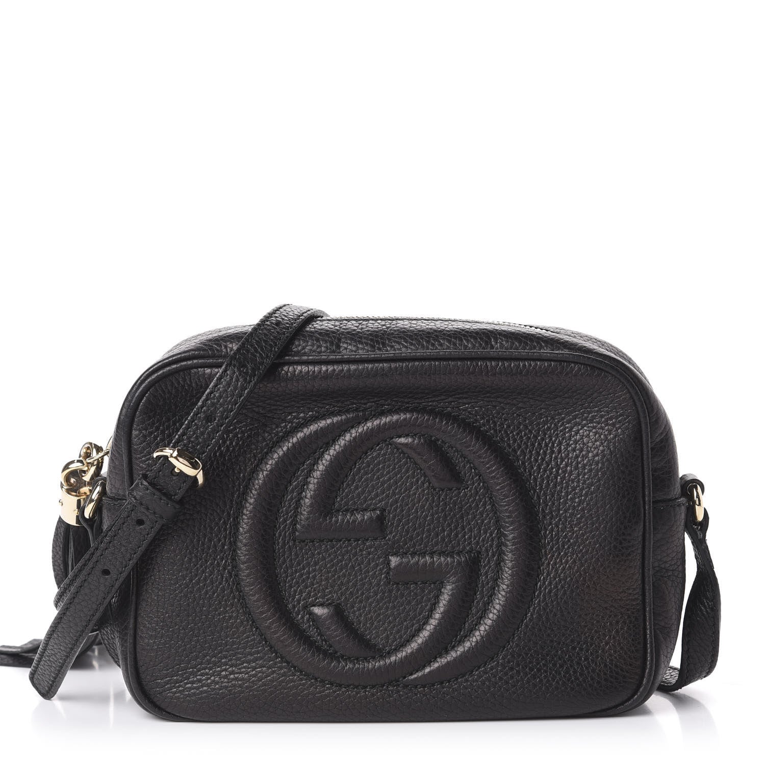 Gucci Pebbled Calfskin Small Soho Disco Bag Black 1 of 11