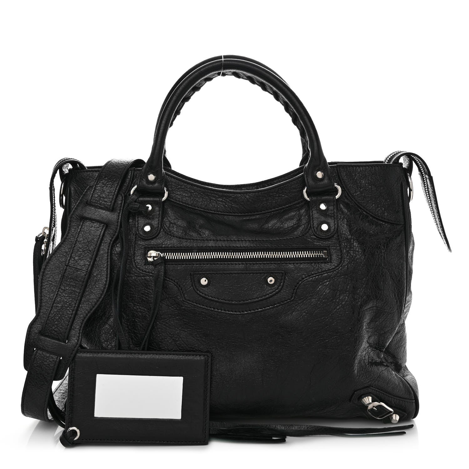Balenciaga Agneau Classic Silver Hardware Velo Black 1 of 10