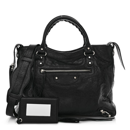 Balenciaga Agneau Classic Silver Hardware Velo Black 1 of 10