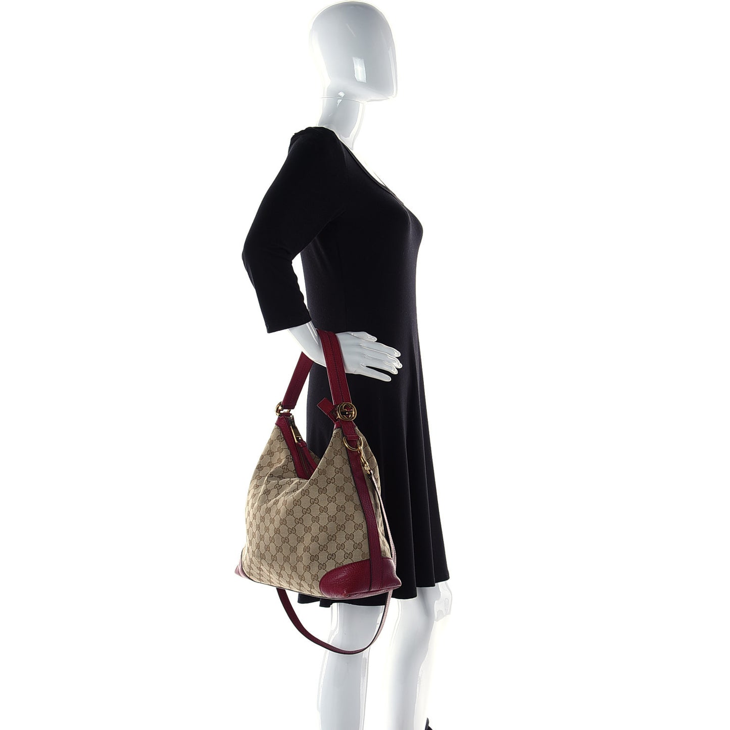 Monogram Small Miss GG Hobo Red