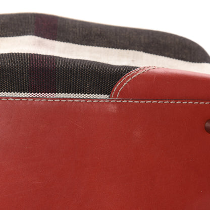Burberry Canvas Mega Check Medium Maidstone Cadmium Red 12 of 12