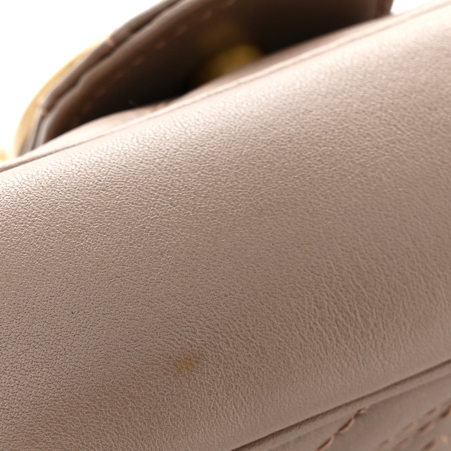 Calfskin Matelasse Super Mini GG Marmont Shoulder Bag Porcelain Rose
