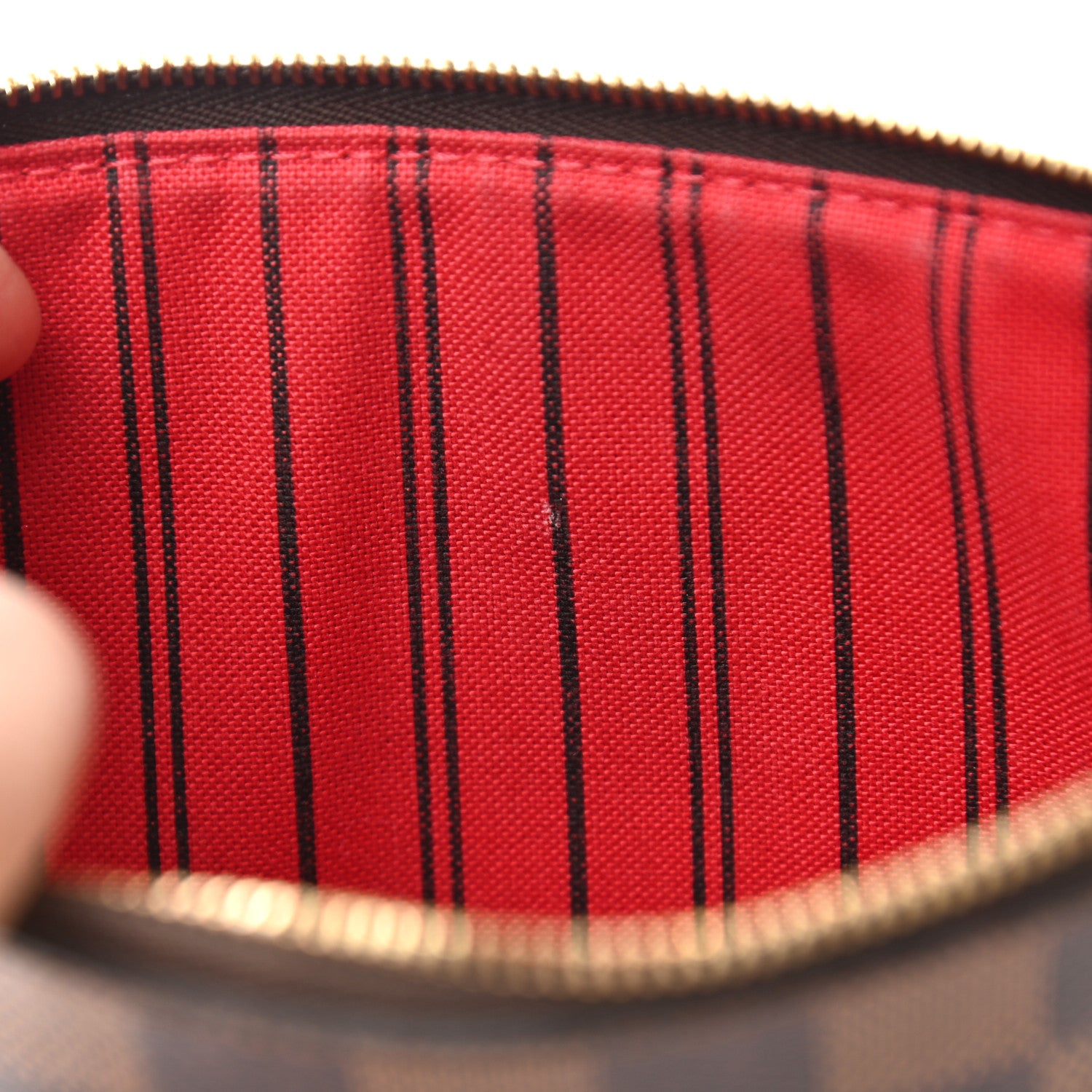 Louis Vuitton Damier Ebene Neverfull MM GM Pochette 12 of 14