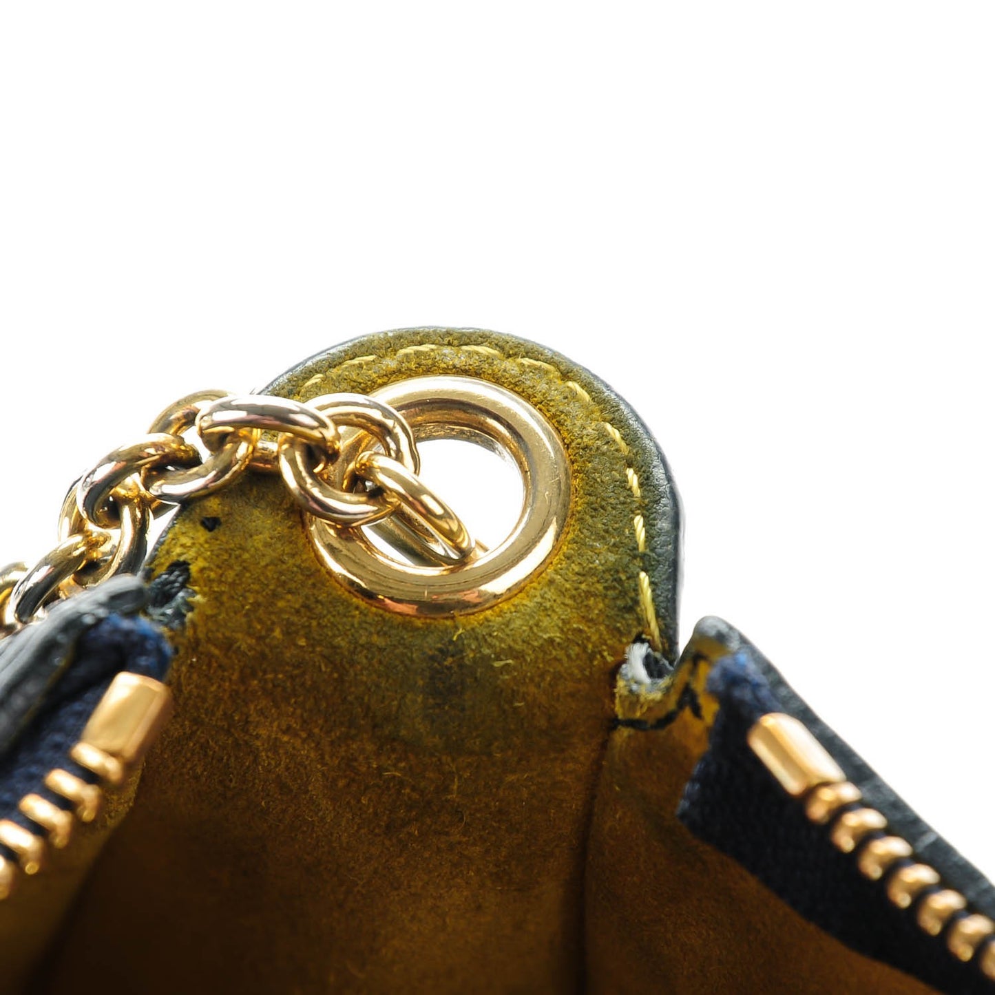 Calfskin Envelope Shoulder Bag Navy