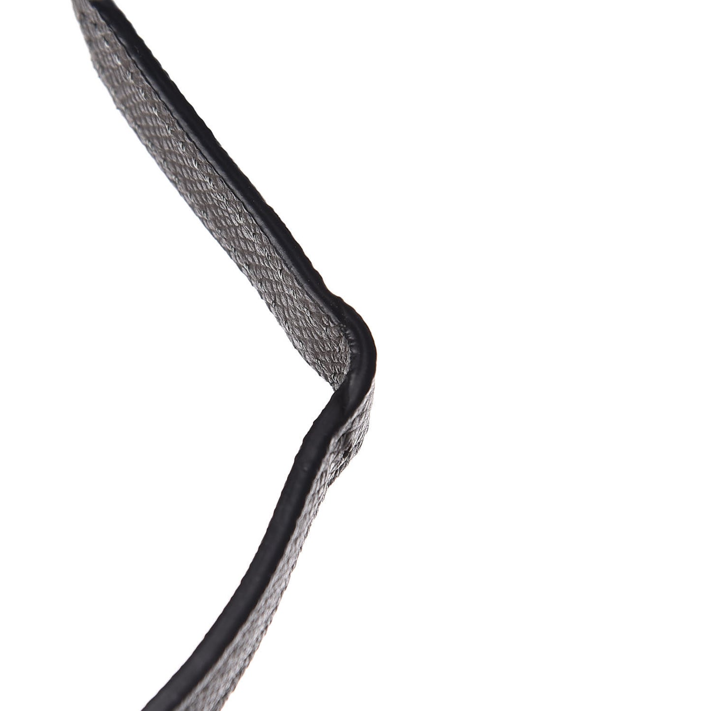 Grained Calfskin Nano Belt Bag Grey