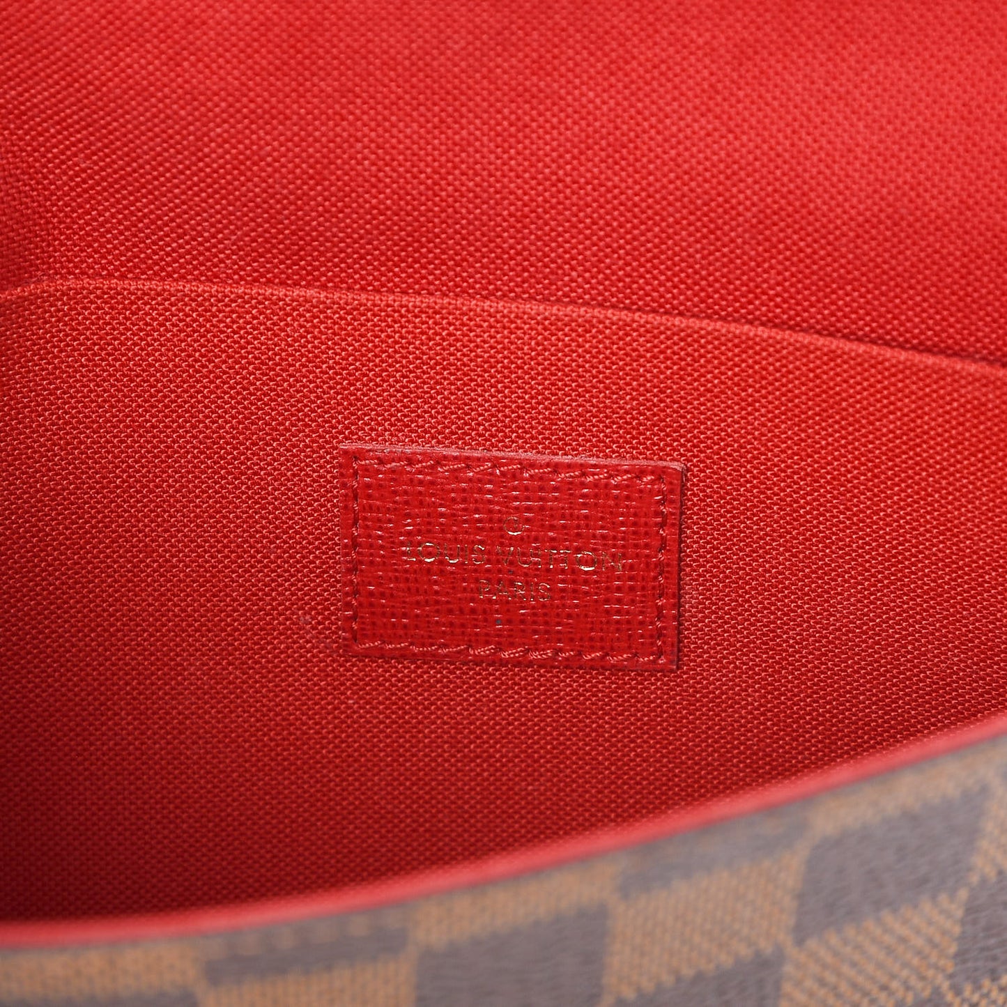 Damier Ebene Pochette Felicie Chain Wallet