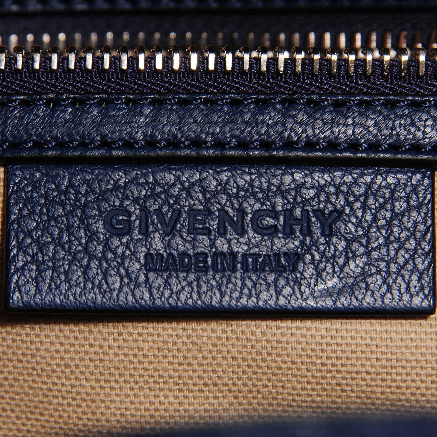 Givenchy Sugar Goatskin Small Antigona Deep Blue 6 of 9