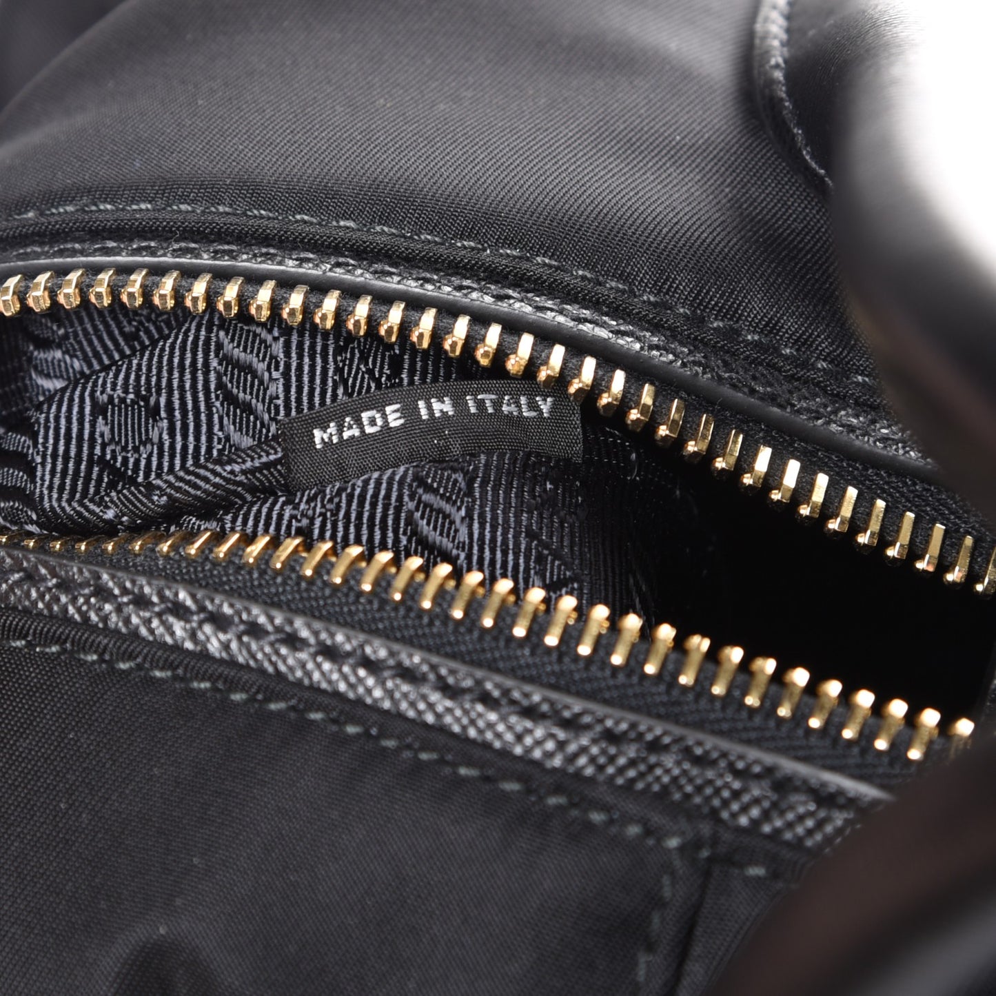 Saffiano Tessuto Nylon Tote Nero Black