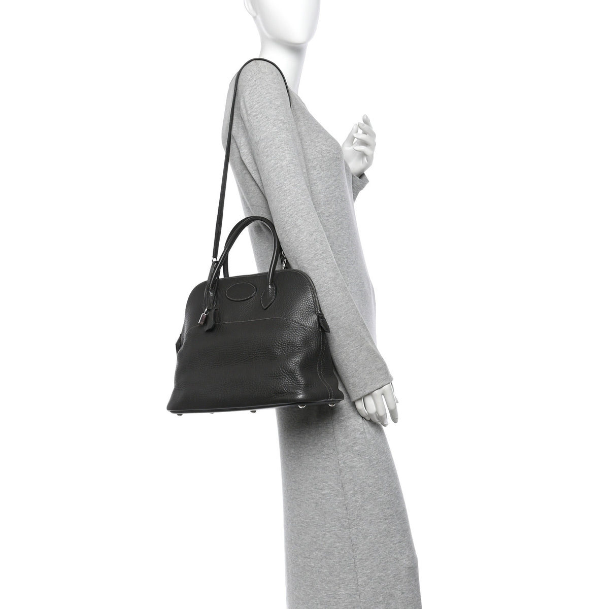 Hermes Taurillon Clemence Bolide 35 Graphite 2 of 12