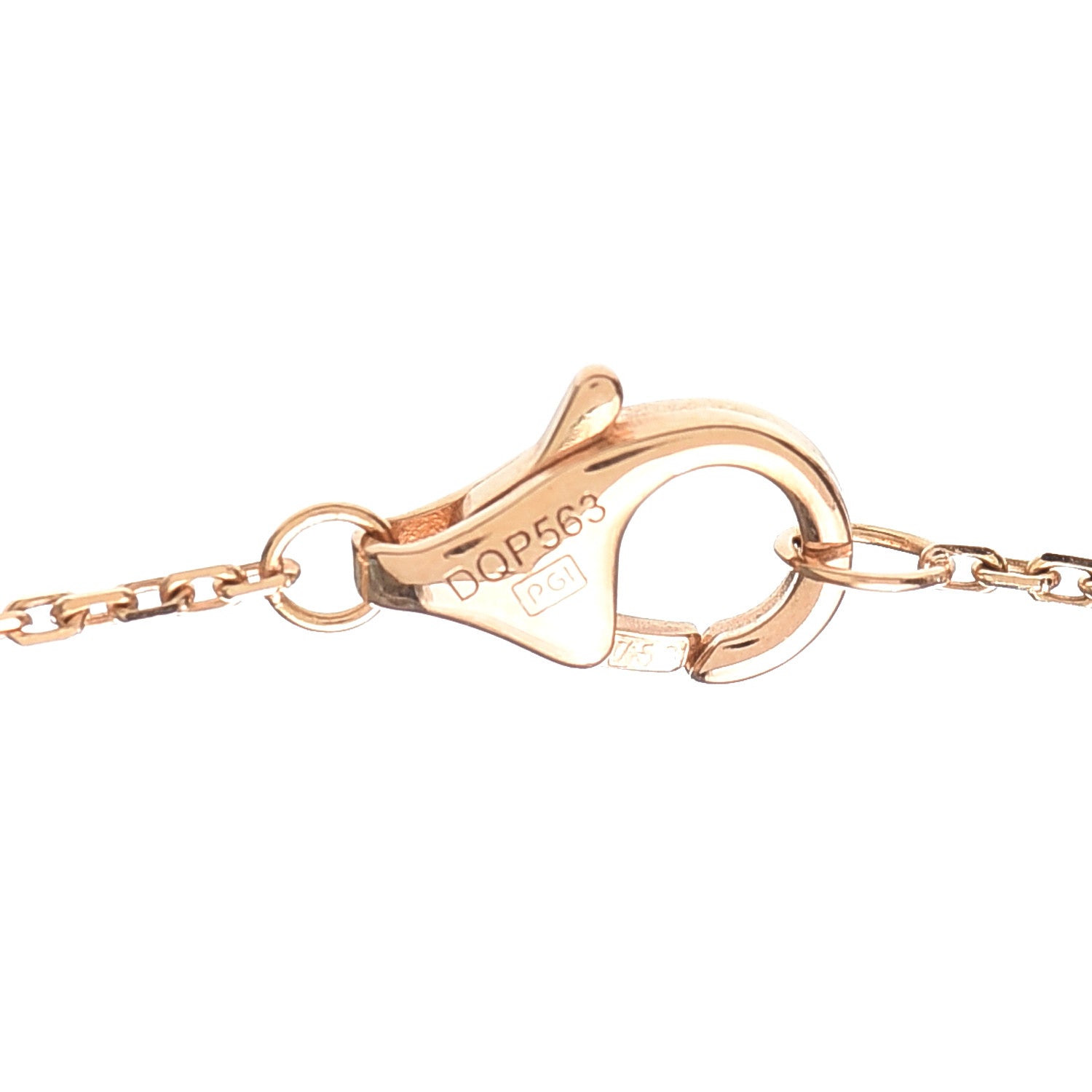 Cartier 18K Pink Yellow White Gold Diamond Trinity Pendant Necklace 4 of 8