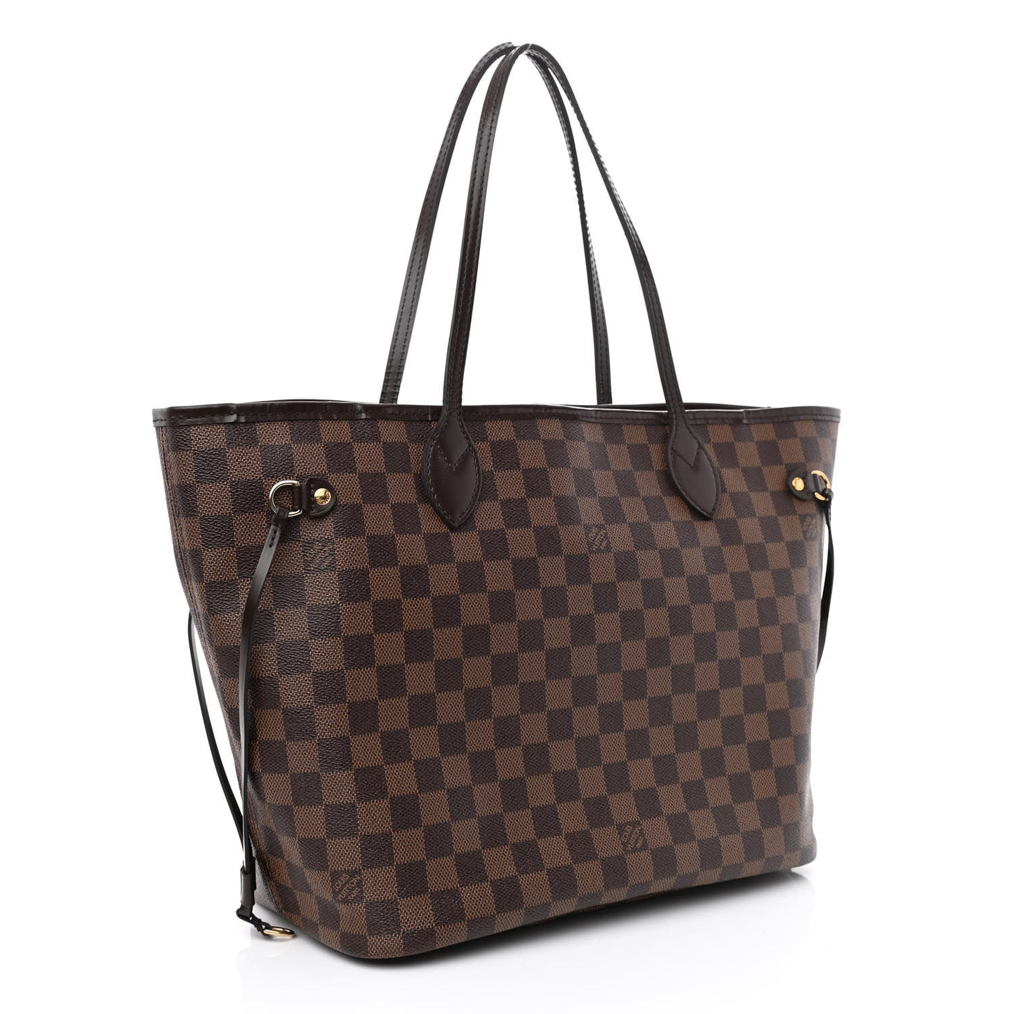 Damier Ebene Neo Neverfull MM Rose Ballerine