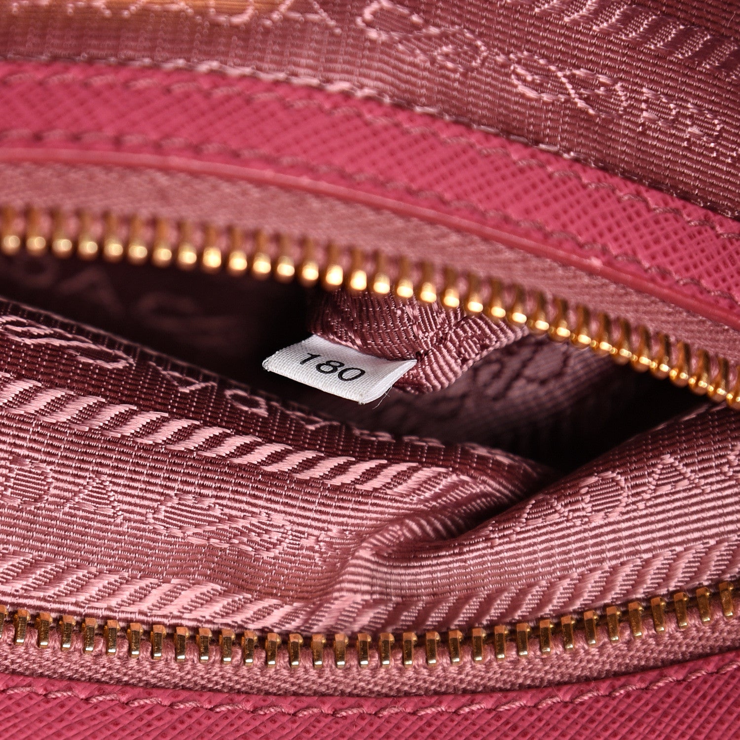 Prada Saffiano Small Galleria Double Zip Tote Fuxia 9 of 22