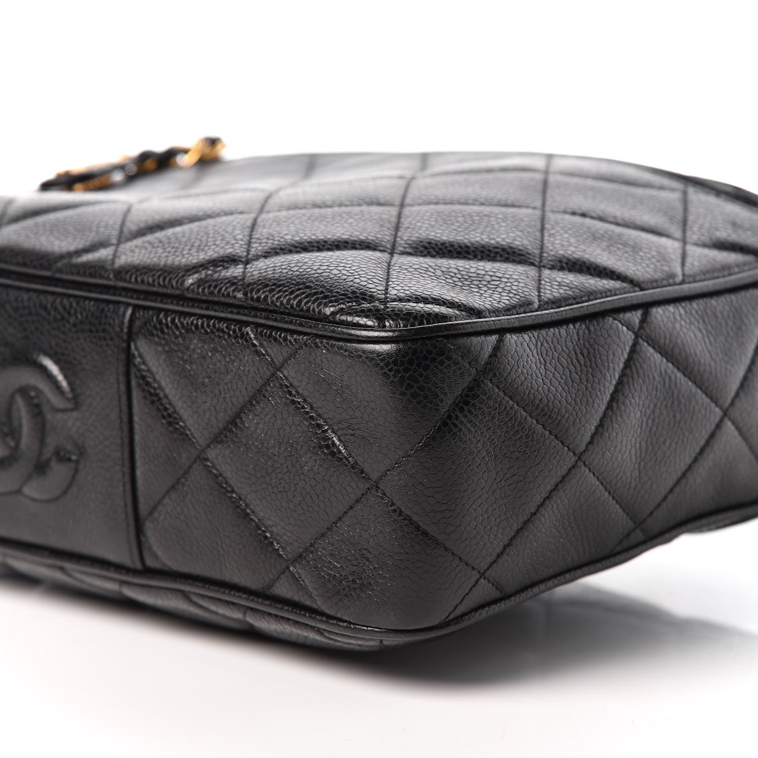 Chanel Caviar Quilted Camera Case Black 10 of 10