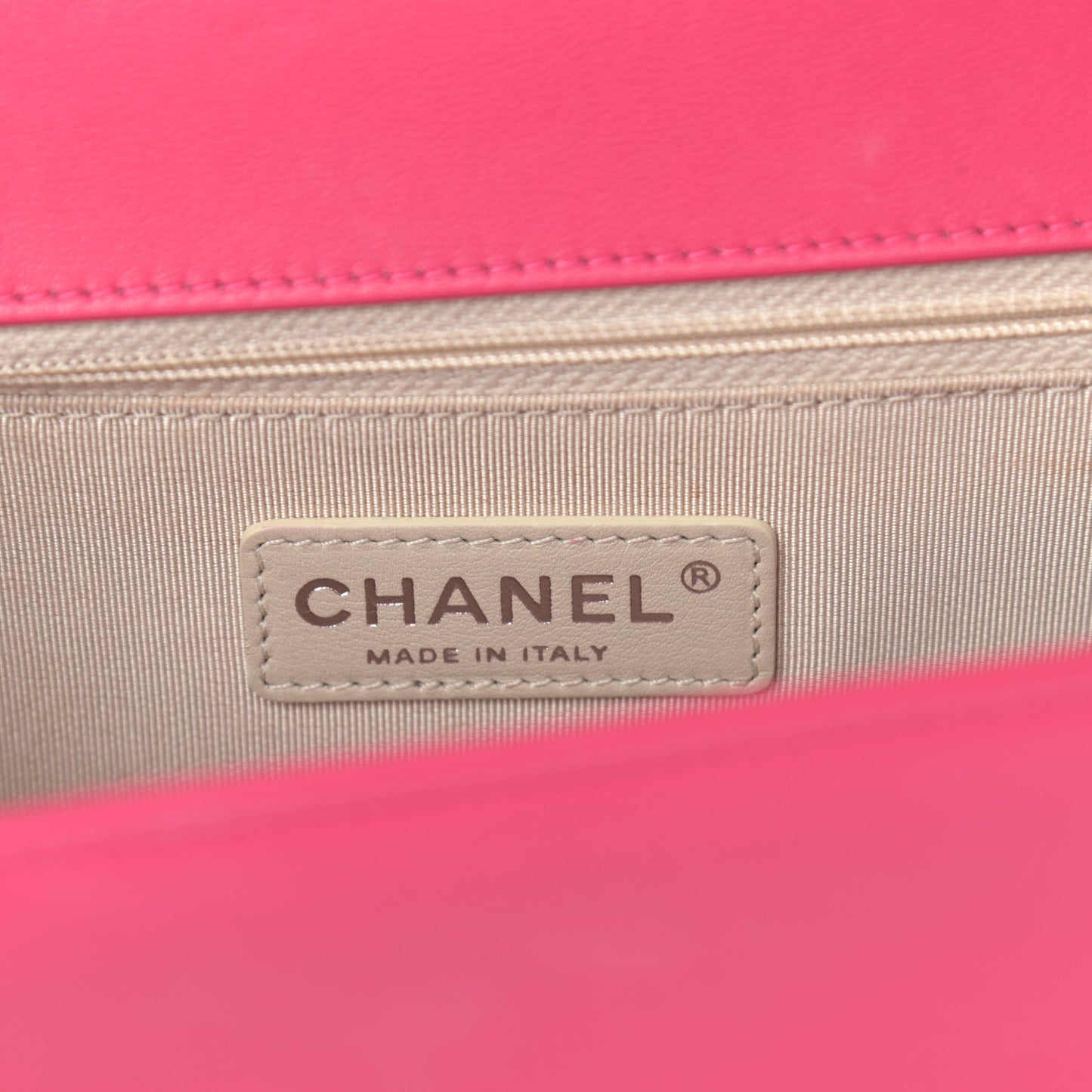 Lambskin Quilted New Medium Boy Flap Pink