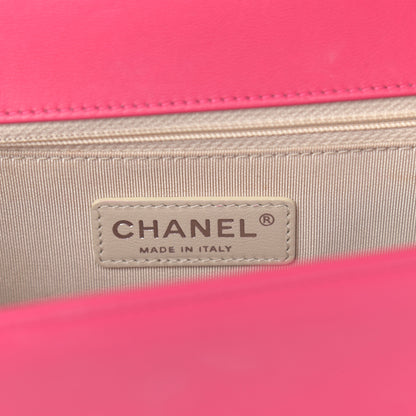 Chanel Lambskin Quilted New Medium Boy Flap Pink 6 of 10