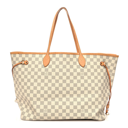 Louis Vuitton Damier Azur Neo Neverfull GM Rose Ballerine 1 of 16