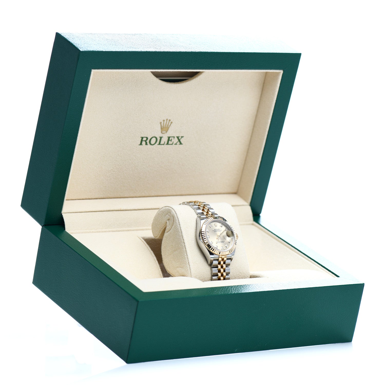 Rolex Stainless Steel 18K Yellow Gold Diamond 28mm Oyster Perpetual Datejust Watch Champagne 279173 5 of 5
