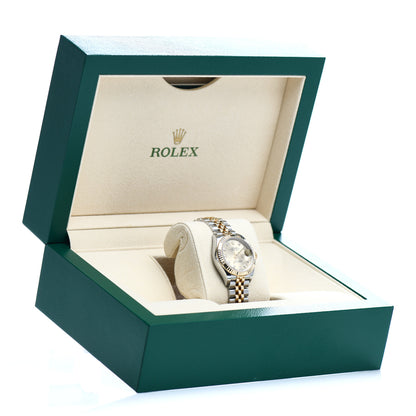 Rolex Stainless Steel 18K Yellow Gold Diamond 28mm Oyster Perpetual Datejust Watch Champagne 279173 5 of 5