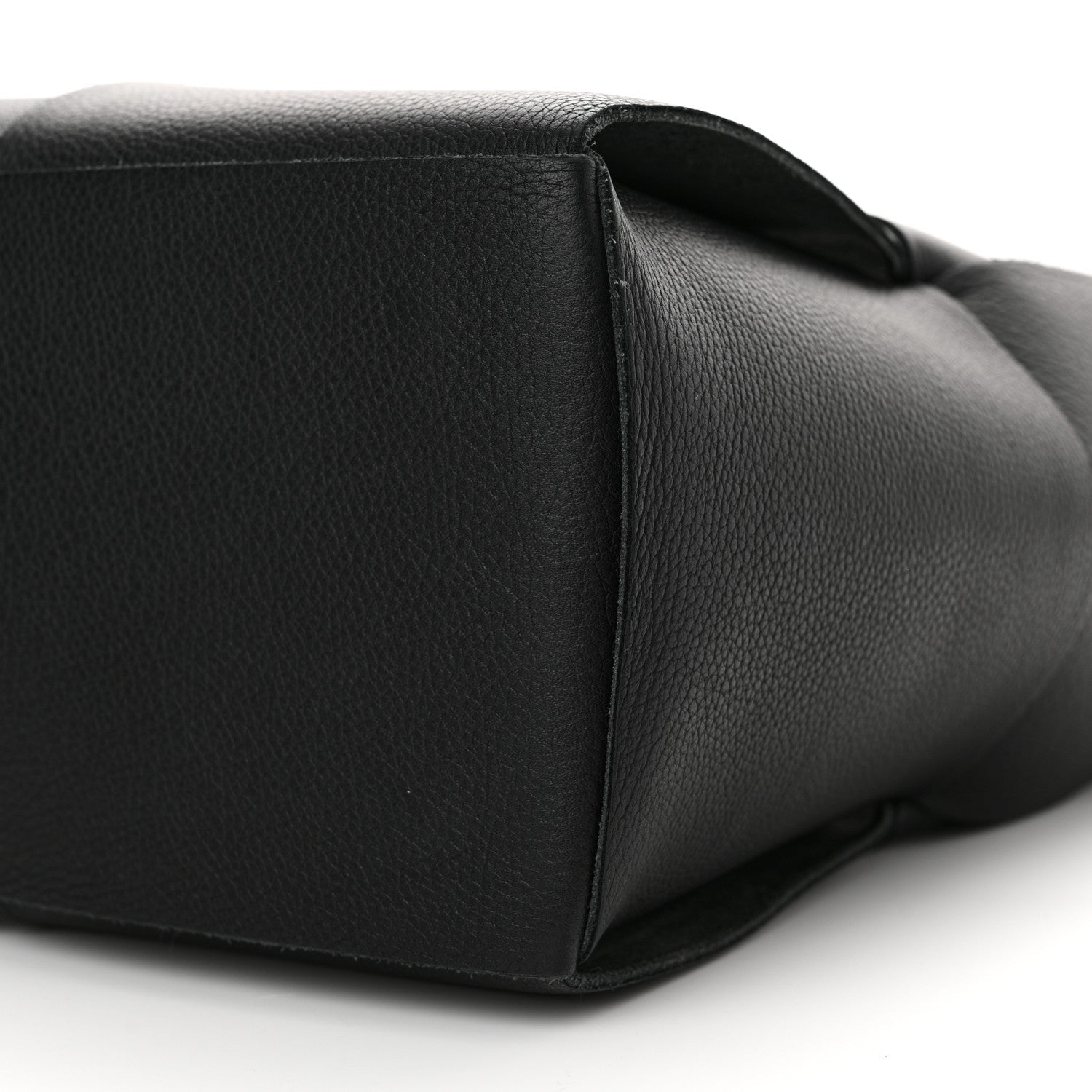 Bottega Veneta Grained Calfskin Maxi Intrecciato Arco Tote Black 10 of 12