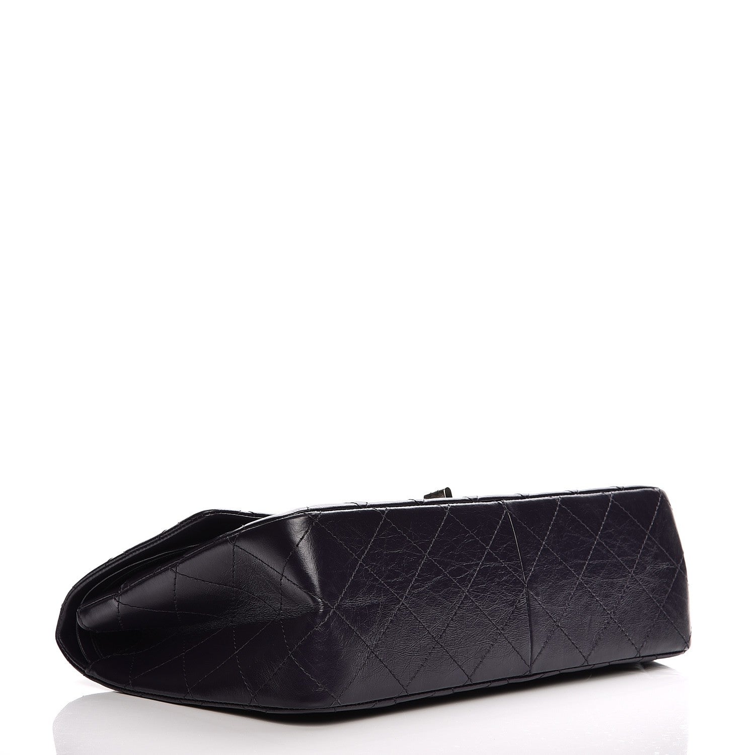 Chanel Aged Calfskin Quilted 2.55 Reissue 227 Flap Dark Purple 4 of 7