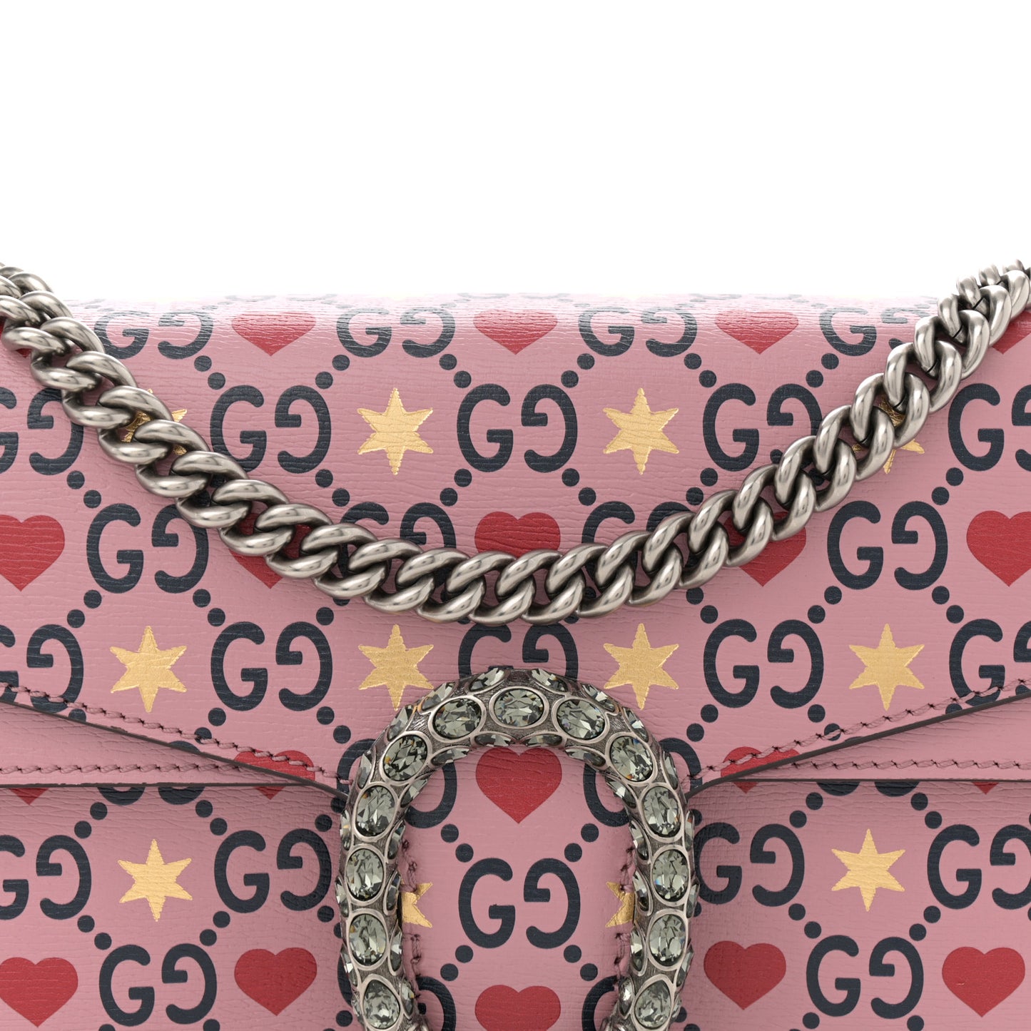 Calfskin Valentine's Day Exclusive Small Dionysus Bag Pink