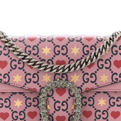 Gucci Calfskin Valentine's Day Exclusive Small Dionysus Bag Pink 9 of 13