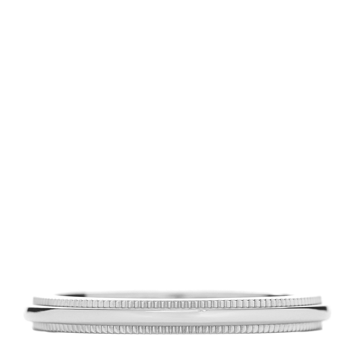 Tiffany Platinum 2mm Milgrain Wedding Band Ring 48 4.5 1 of 4