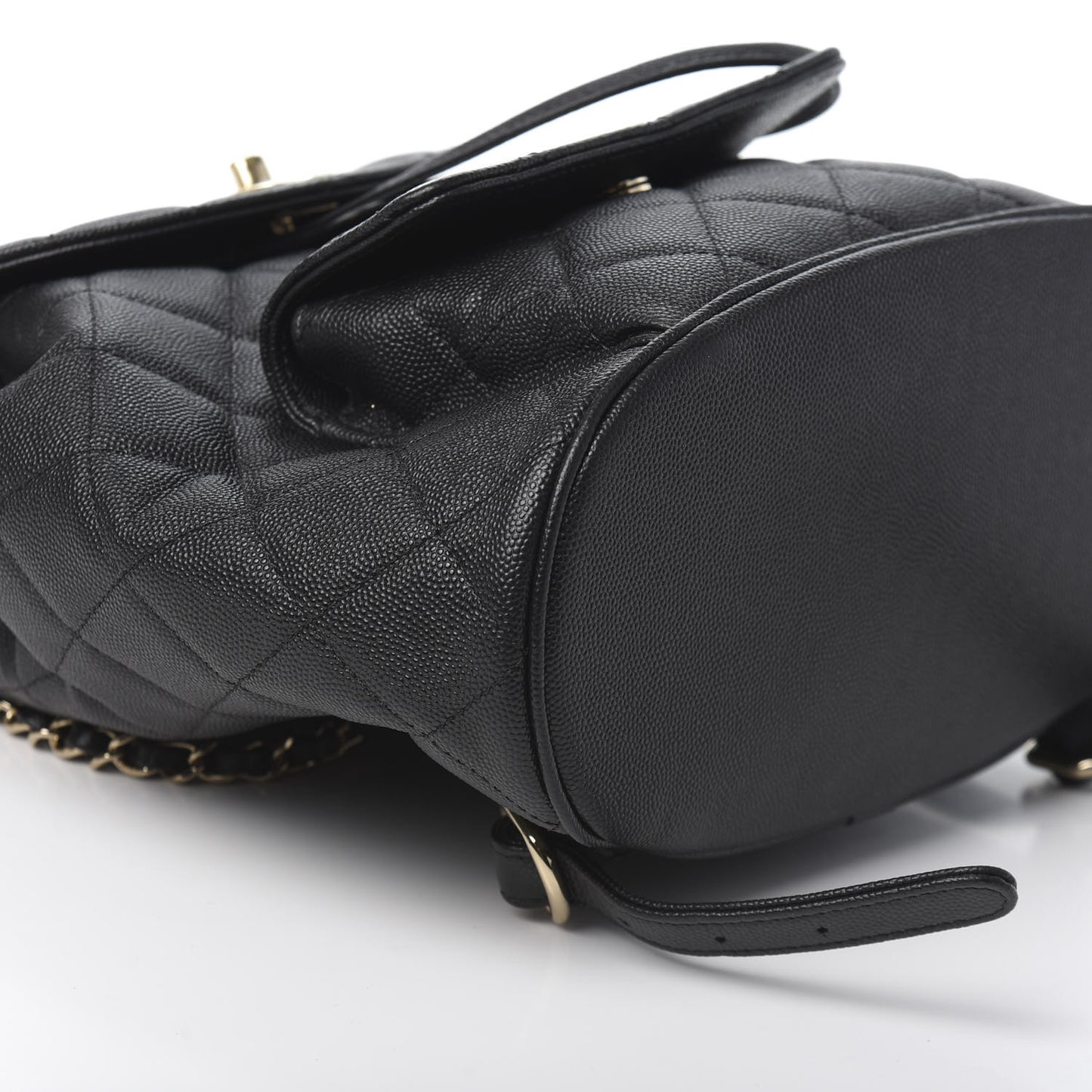 Caviar Quilted Backpack Bag Black