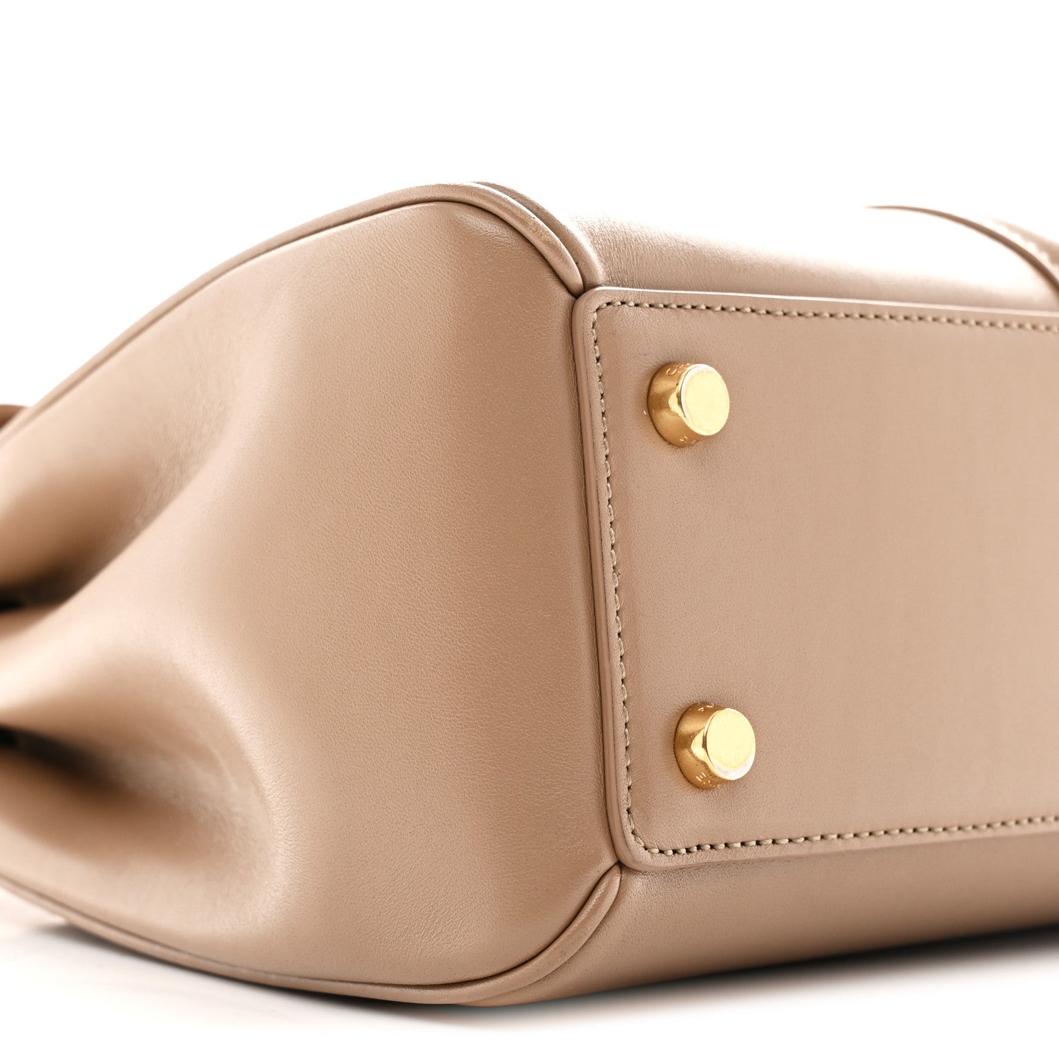 Celine Satinated Calfskin Small 16 Top Handle Bag Beige 11 of 15