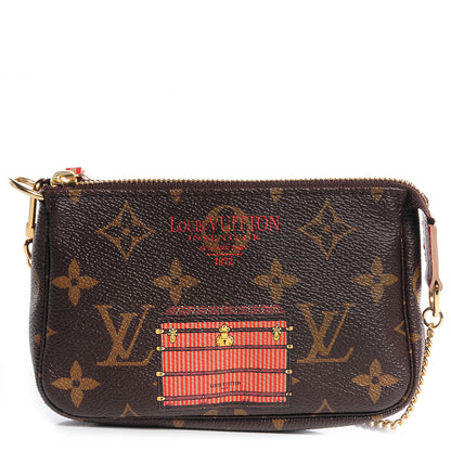 Louis Vuitton Monogram Trunks and Locks Mini Pochette Accessories 1 of 8