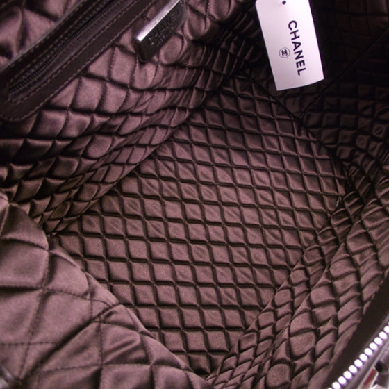 Chanel Calfskin Leather Doctor Bag Brown 8 of 12