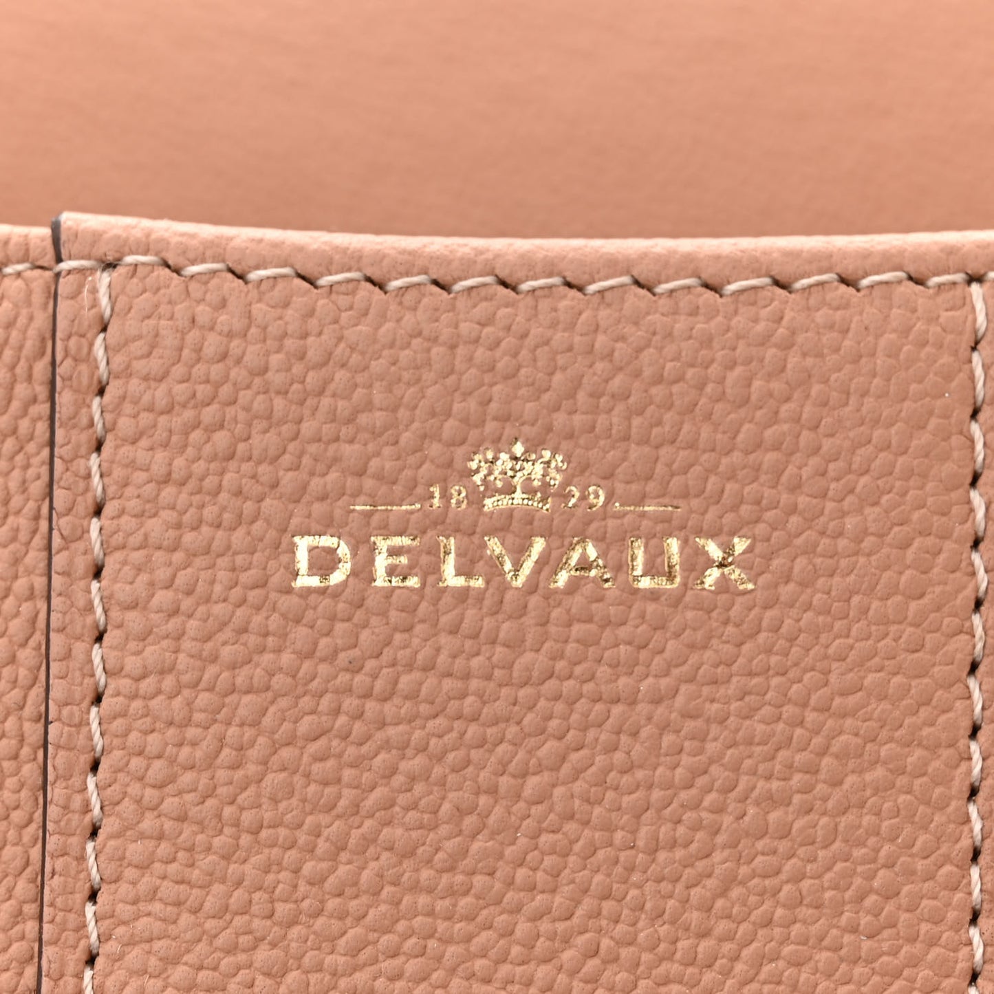 Grained Calfskin Mini Brillant Satchel Nude